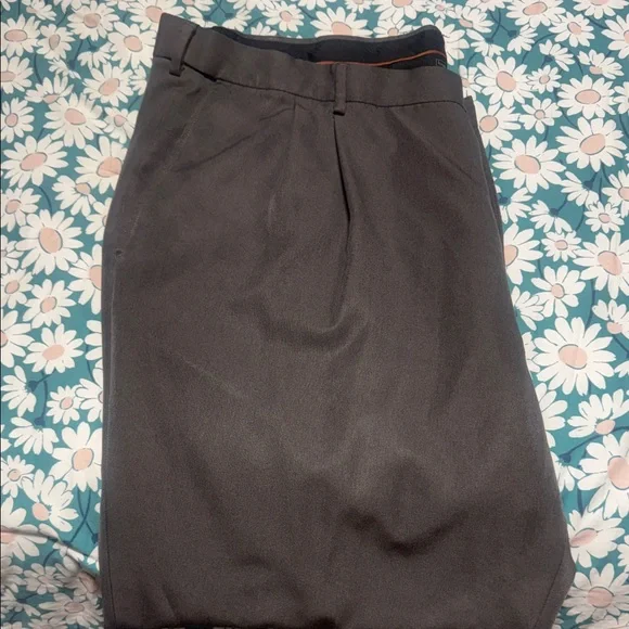 Haggar Charcoal Dress Pants for Men - Picture 6 of 6